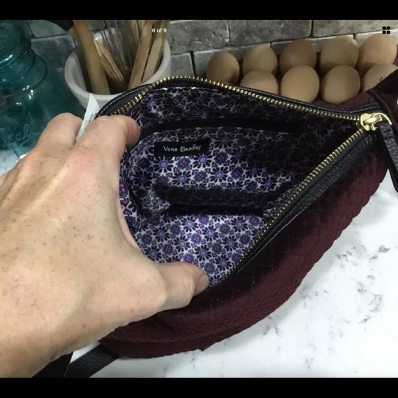 Vera Bradley Carson Mini Hobo Velvet Crossbody - Picture 3 of 8